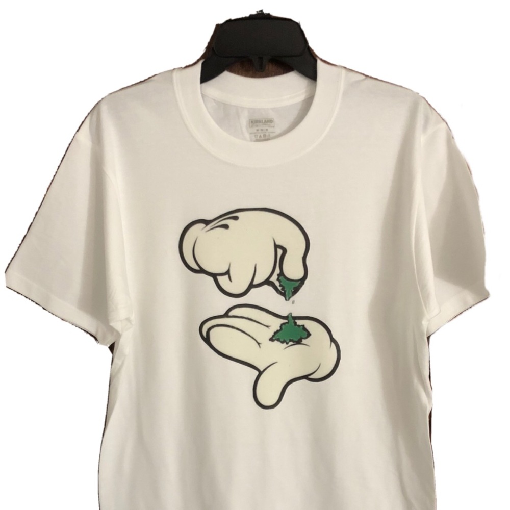 Happiest Hands On Earth breaking up Green T-Shirt.